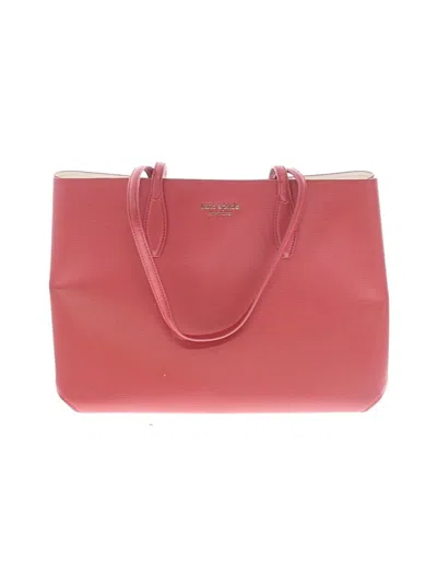 Pre-owned Kate Spade New York Leather Tote Bag In Pink