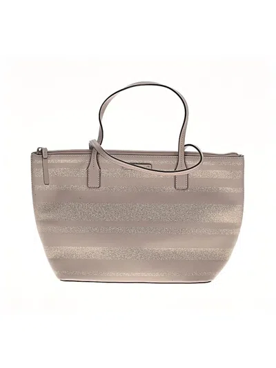 Pre-owned Kate Spade New York Leather Tote Bag In Purple