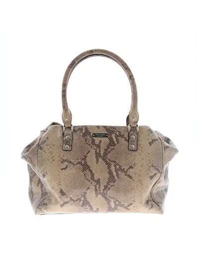 Pre-owned Kate Spade New York Leather Tote Bag In Tan