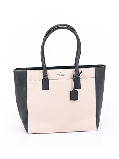 Pre-owned Kate Spade New York Leather Tote Bag In Tan