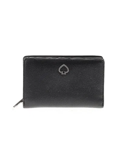 Pre-owned Kate Spade New York Leather Wallet In Black