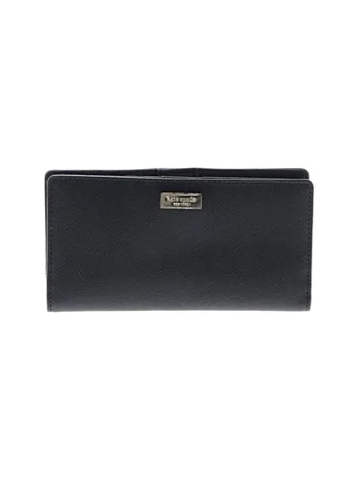 Pre-owned Kate Spade New York Leather Wallet In Black