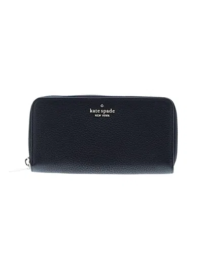 Pre-owned Kate Spade New York Leather Wallet In Black