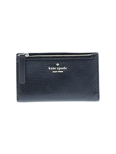 Pre-owned Kate Spade New York Leather Wallet In Black