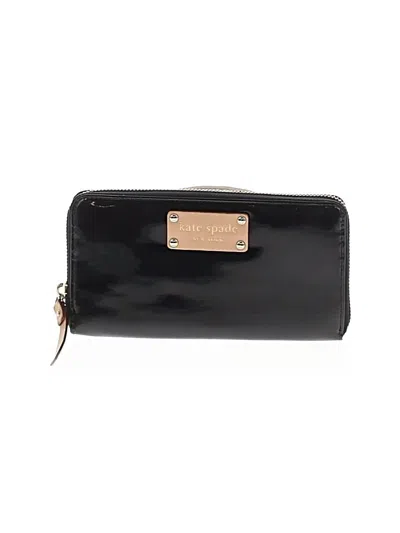 Pre-owned Kate Spade New York Leather Wallet In Black