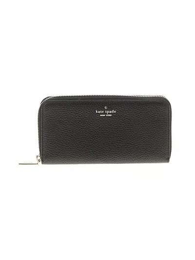 Pre-owned Kate Spade New York Leather Wallet In Black