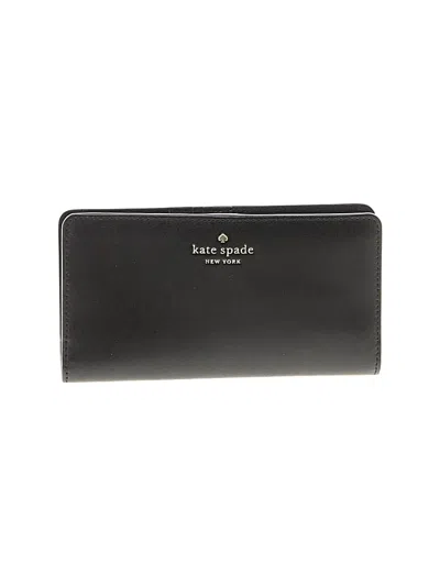 Pre-owned Kate Spade New York Leather Wallet In Black
