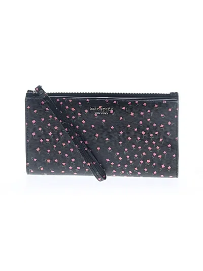Pre-owned Kate Spade New York Leather Wallet In Black