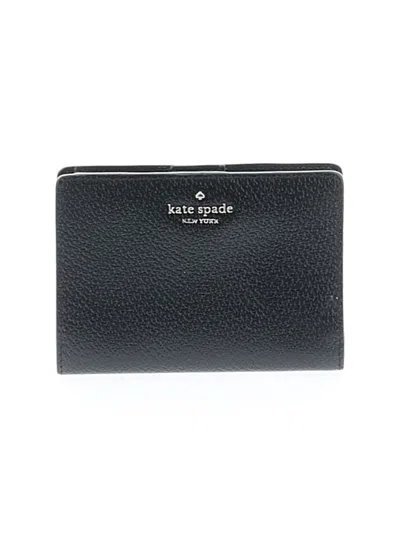 Pre-owned Kate Spade New York Leather Wallet In Black