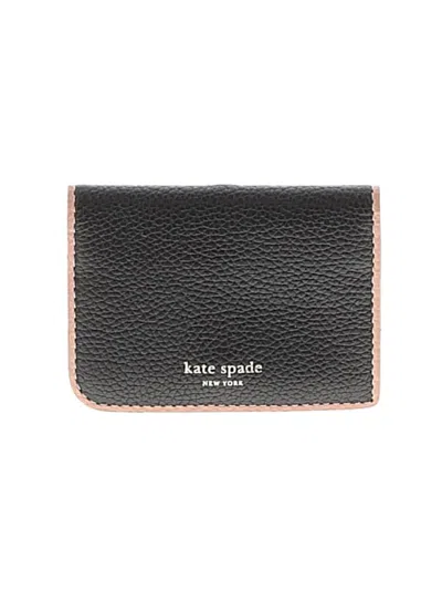 Pre-owned Kate Spade New York Leather Wallet In Black