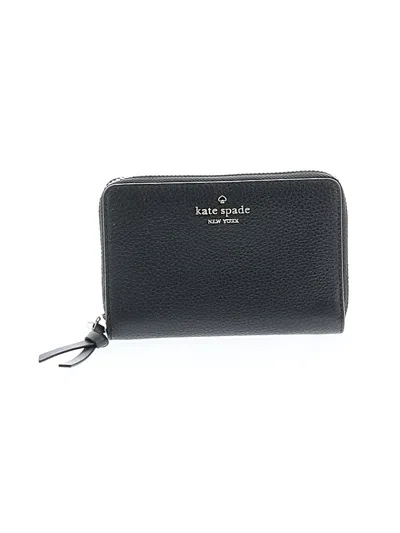 Pre-owned Kate Spade New York Leather Wallet In Black