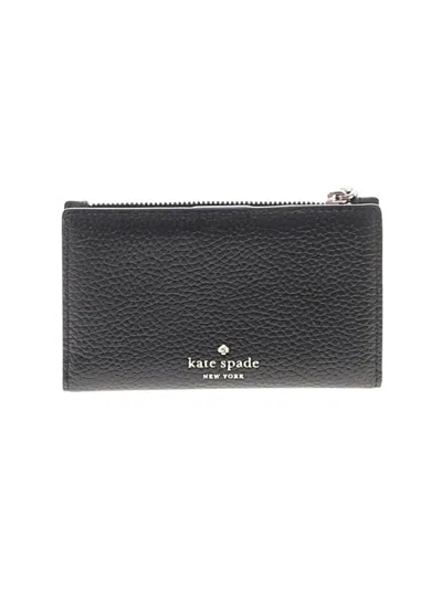 Pre-owned Kate Spade New York Leather Wallet In Black