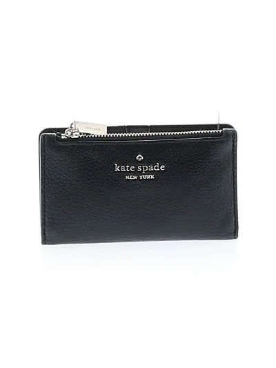 Pre-owned Kate Spade New York Leather Wallet In Black