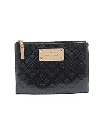 Pre-owned Kate Spade New York Leather Wallet In Black