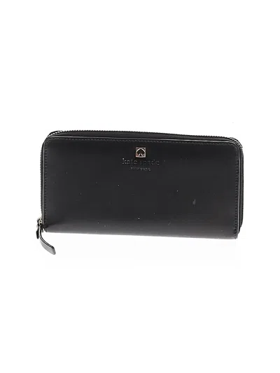 Pre-owned Kate Spade New York Leather Wallet In Black