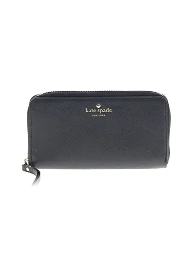 Pre-owned Kate Spade New York Leather Wallet In Black