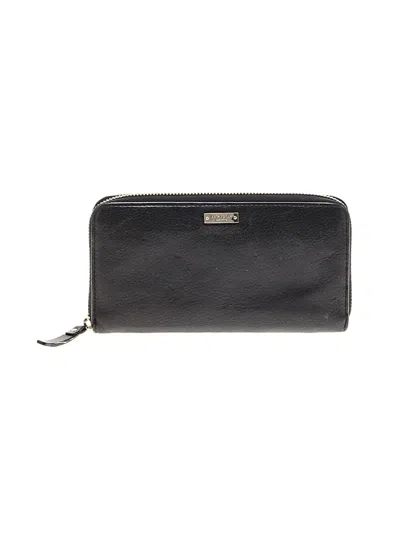 Pre-owned Kate Spade New York Leather Wallet In Black