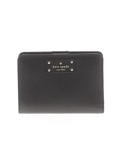 Pre-owned Kate Spade New York Leather Wallet In Black