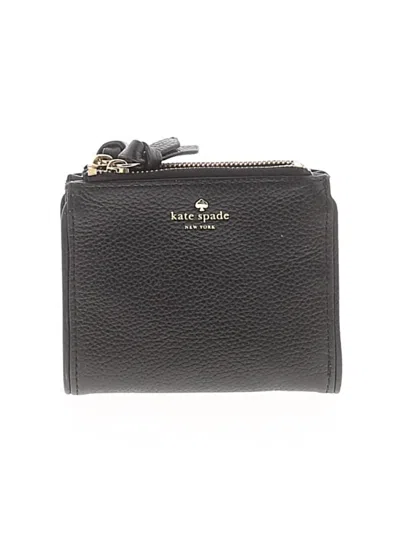Pre-owned Kate Spade New York Leather Wallet In Black