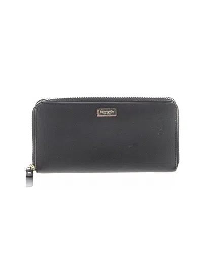 Pre-owned Kate Spade New York Leather Wallet In Black