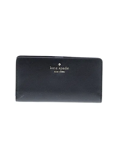 Pre-owned Kate Spade New York Leather Wallet In Black