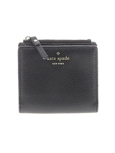 Pre-owned Kate Spade New York Leather Wallet In Black