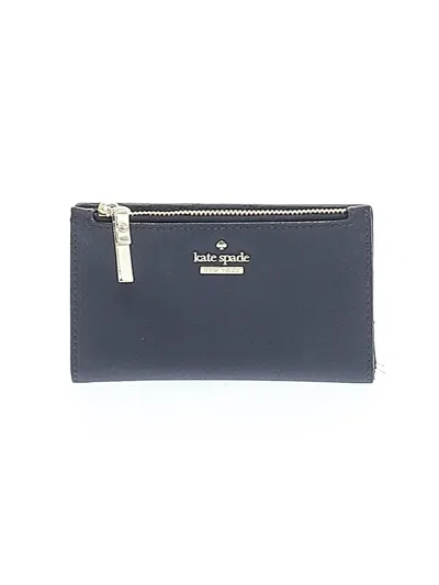 Pre-owned Kate Spade New York Leather Wallet In Blue