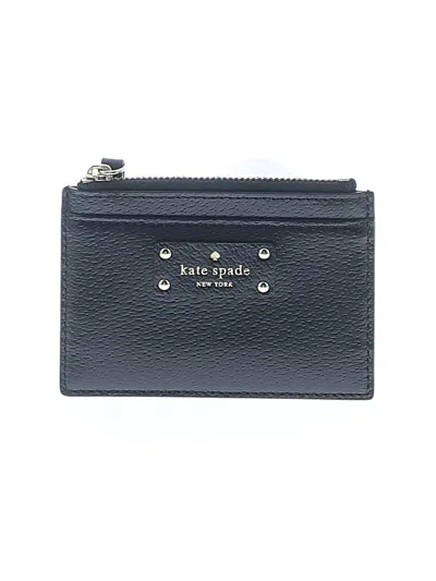 Pre-owned Kate Spade New York Leather Wallet In Blue