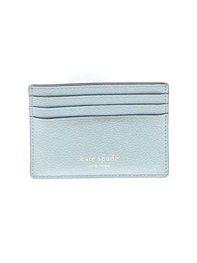 Pre-owned Kate Spade New York Leather Wallet In Blue