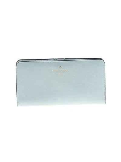 Pre-owned Kate Spade New York Leather Wallet In Blue