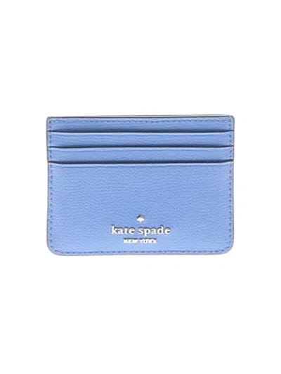 Pre-owned Kate Spade New York Leather Wallet In Blue