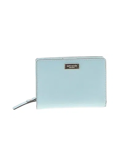 Pre-owned Kate Spade New York Leather Wallet In Blue