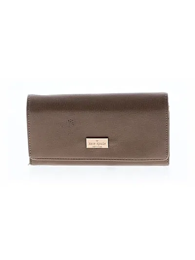 Pre-owned Kate Spade New York Leather Wallet In Brown