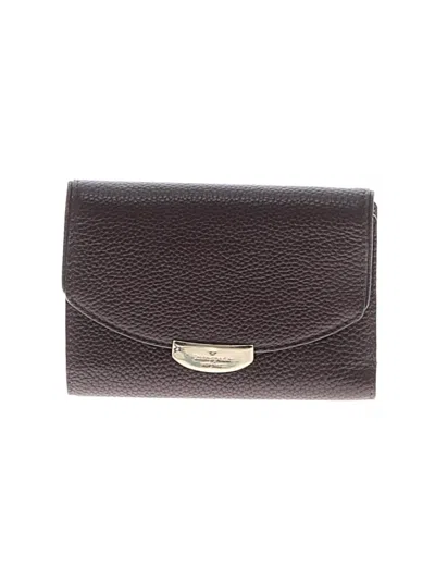 Pre-owned Kate Spade New York Leather Wallet In Burgundy