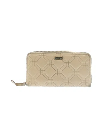 Pre-owned Kate Spade New York Leather Wallet In Gold