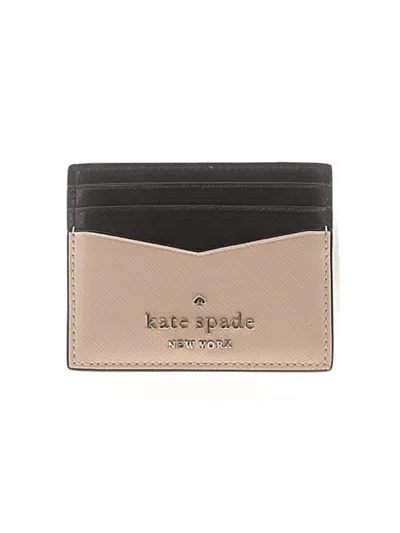 Pre-owned Kate Spade New York Leather Wallet In Gold