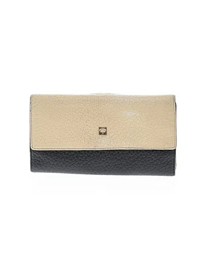 Pre-owned Kate Spade New York Leather Wallet In Gold