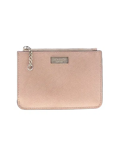 Pre-owned Kate Spade New York Leather Wallet In Gold