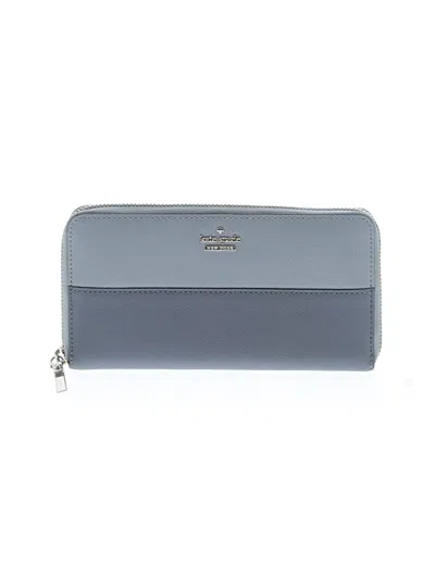 Pre-owned Kate Spade New York Leather Wallet In Gray