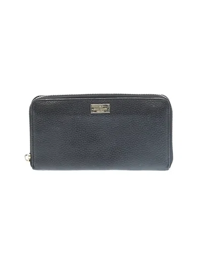 Pre-owned Kate Spade New York Leather Wallet In Gray