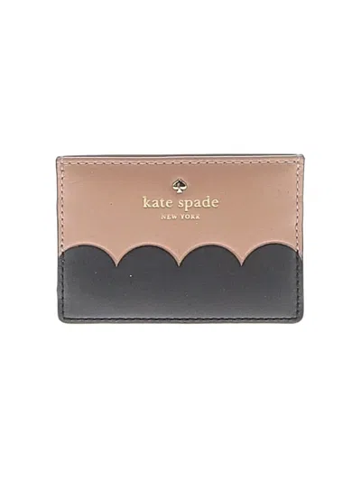 Pre-owned Kate Spade New York Leather Wallet In Gray