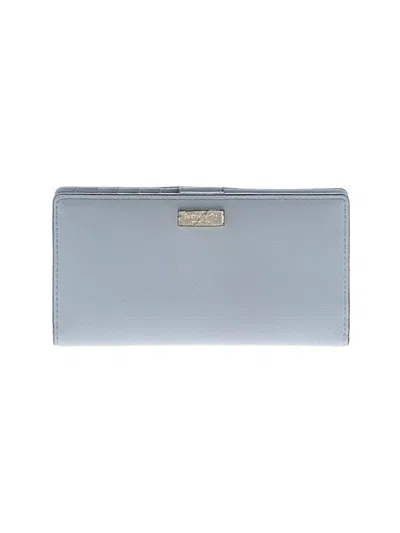 Pre-owned Kate Spade New York Leather Wallet In Gray