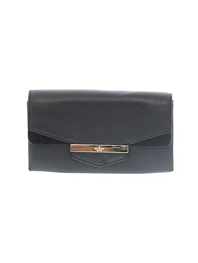 Pre-owned Kate Spade New York Leather Wallet In Gray