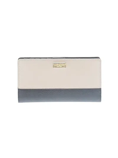 Pre-owned Kate Spade New York Leather Wallet In Gray