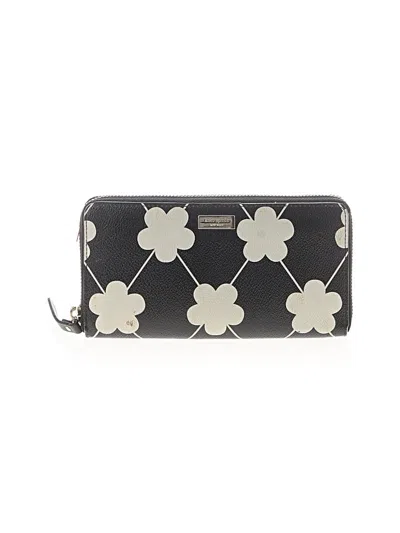 Pre-owned Kate Spade New York Leather Wallet In Gray
