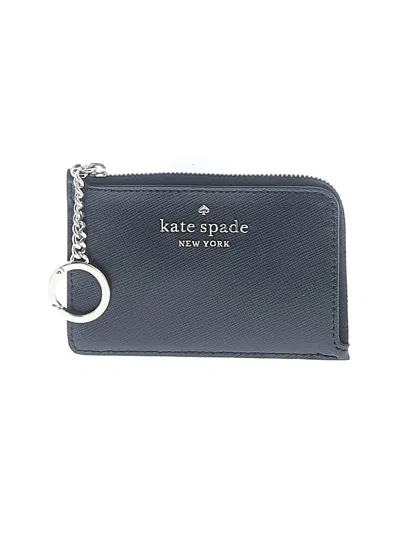 Pre-owned Kate Spade New York Leather Wallet In Gray