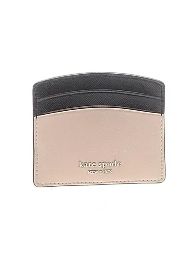 Pre-owned Kate Spade New York Leather Wallet In Gray