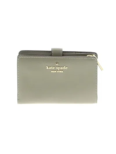 Pre-owned Kate Spade New York Leather Wallet In Green