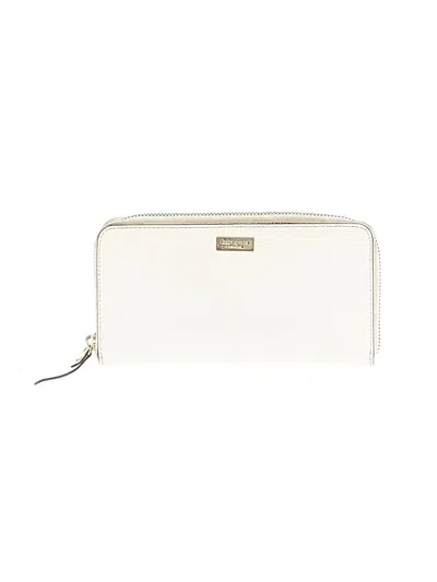 Pre-owned Kate Spade New York Leather Wallet In Ivory