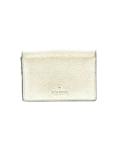 Pre-owned Kate Spade New York Leather Wallet In Ivory
